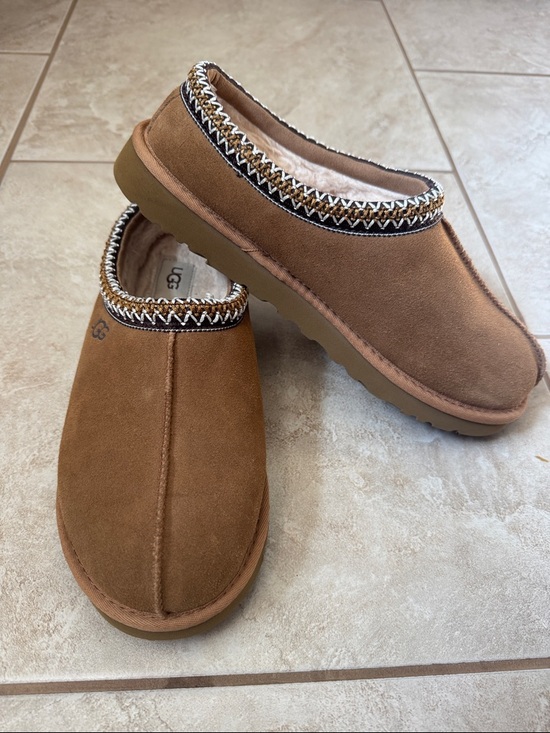 UGG Shoes - UGG Women’s Chestnut Brown Suede Slip-On Slippers